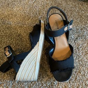 Lucky Brand Mindra Espadrille Wedge Sandal